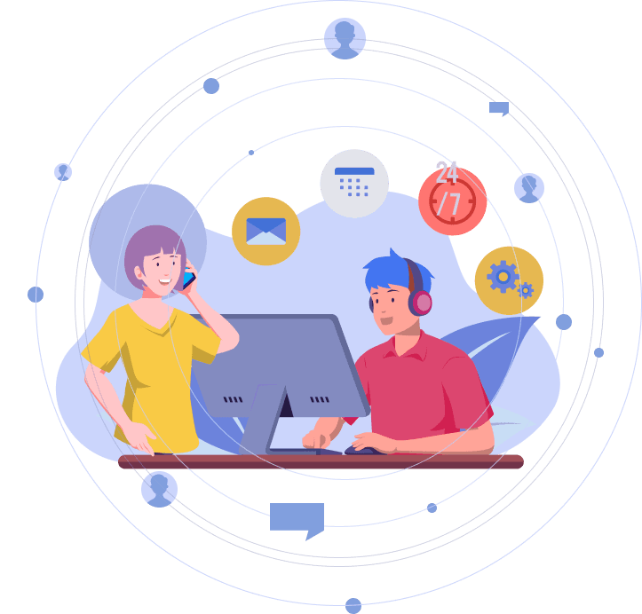 Contact Us Illustration